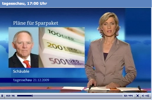 Die deutsche Nachrichtensendung: Die ARD Tagesschau